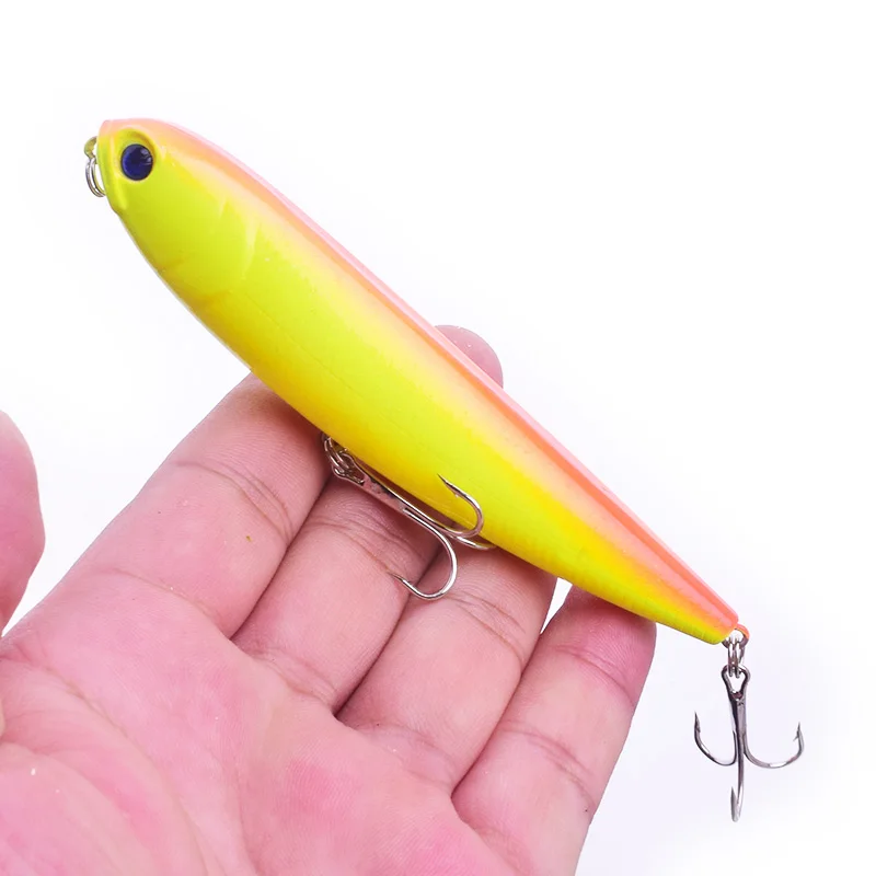 1 шт. Воблер Topwater приманка для рыбной ловли с поверхностью окуня и щуки 110 мм 16 г