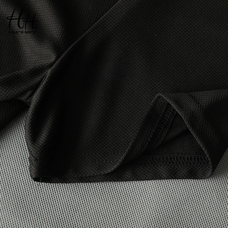 HanHent 2018 Hydrophobic T-shirts Men Waterproof T shirts Round Neck Dry Fit Tee Shirts New Men's Quick Fitness | Мужская одежда