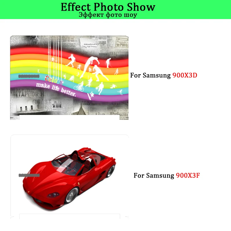 DIY Красочные Фото ноутбук кожи протектор для samsung 900X3C 900X3N 900X3D 900X3F 900X3L 900X4C 900X5N 900X5L Ноутбука Стикер