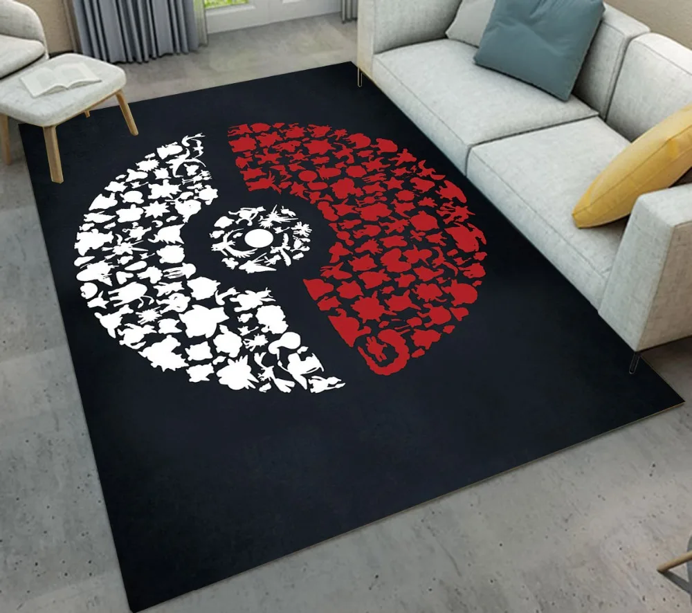 LB Pokemon Go Ball Circle Memory Foam коврики и для детей малышей домашний коврик гостиной