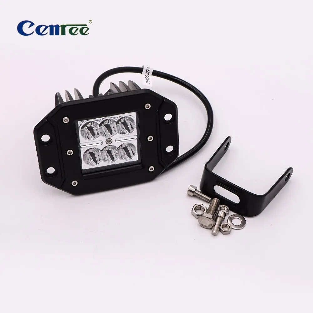 Фары противотуманные для автомобилей, 18 Вт, с утапливаемым креплением