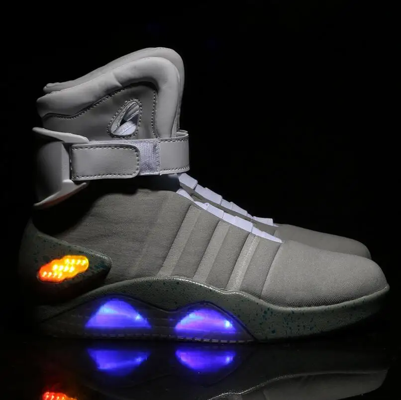Мужская баскетбольная обувь светодиодная мужские кроссовки высокого качества