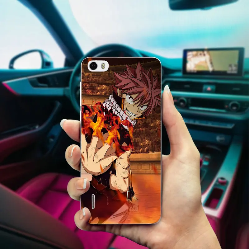 В виде милого героя аниме Fairy Tail мягкий силиконовый чехол для телефона из ТПУ с