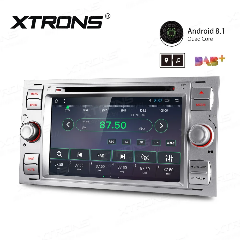 XTRONS 7 &quotAndroid 8 1 автомобильный стерео dvd плеер радио GPS навигация USB TPMS для FORD Focus II C