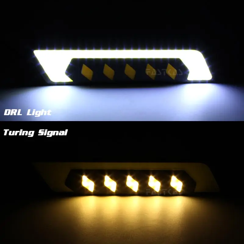 Светодиодный светильник DRL для дневных ходовых огней Стайлинг автомобиля
