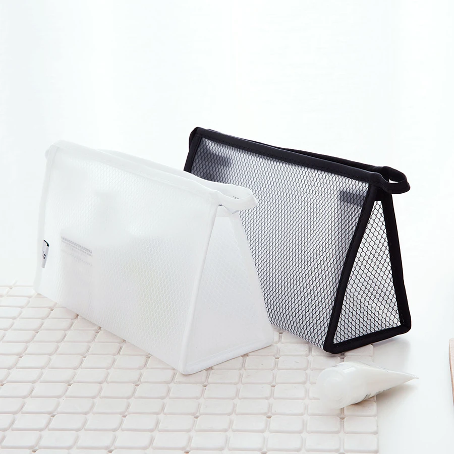 Дорожная косметичка посылка сумка ПРОСТАЯ ПРОЗРАЧНАЯ Сетчатая Сумка-карандаш