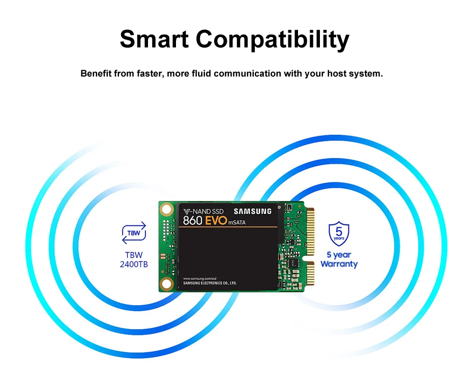 SAMSUNG 860 EVO твердотельный диск 250 ГБ MSATA SSD внутренний жесткий диск 500 Гб 1 ТБ для ноутбука Настольный MLC Disque dur ssd