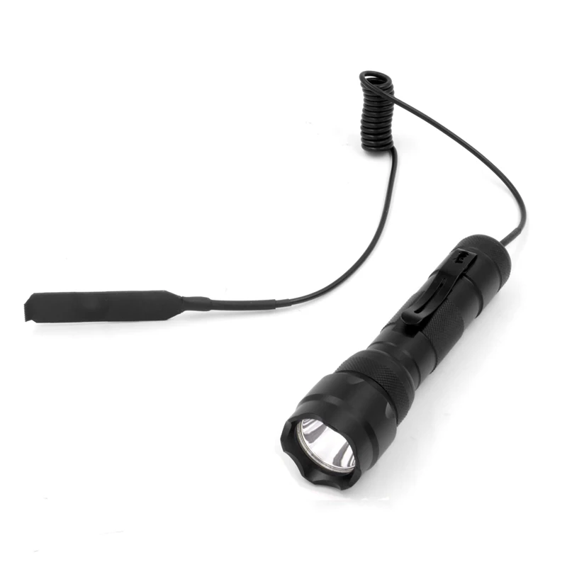502B Cree XM-L2 U3-1A 1 режим(вкл/выкл) Светодиодный фонарь для охоты+ Тактический пульт дистанционного управления+ зарядное устройство+ крепление для пистолета+ кобура