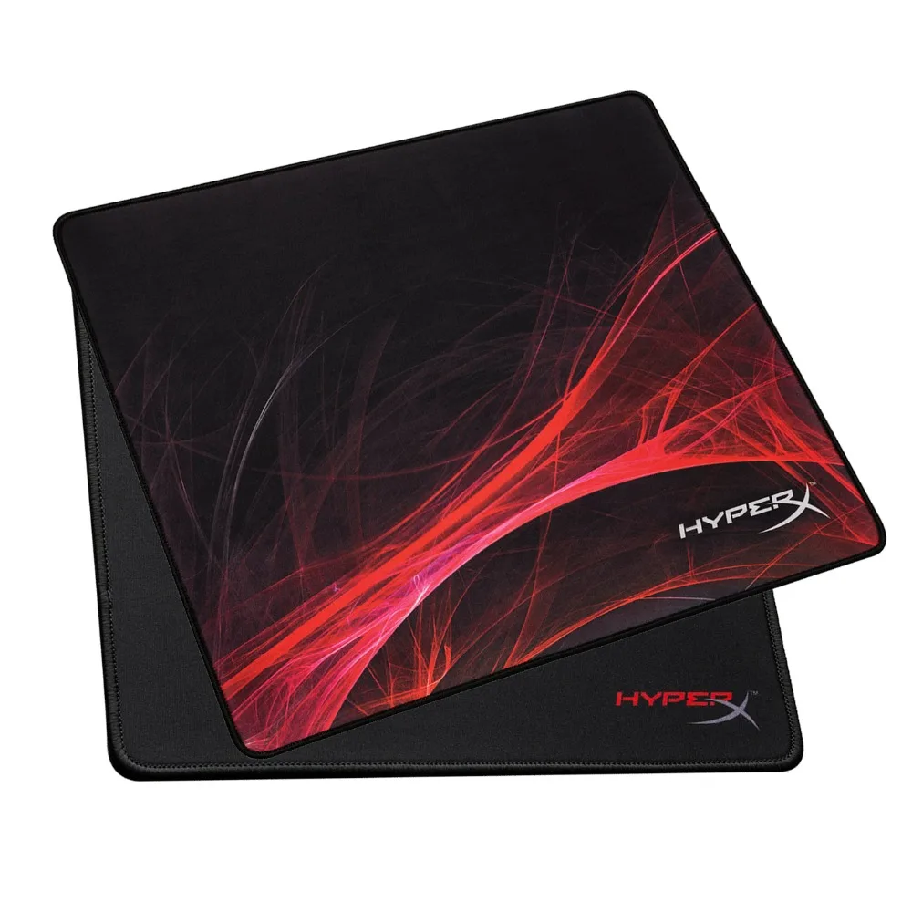 

Игровой коврик для мыши HyperX FURY S Pro имеет гладкую прошитую поверхность с противоскользящими краями