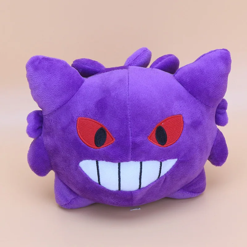 14-18 см карманная плюшевая кукла Ampharos Lucario Gengar Jigglypuff Lapras Mewtwo Lugia плюшевый Чаризард игрушки мягкие куклы - Цвет: Gengar
