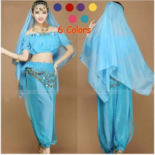 Арабский костюм для танца живота по дешёвой цене 4 штуки=7 цветов|costume vinyl|costumes cat