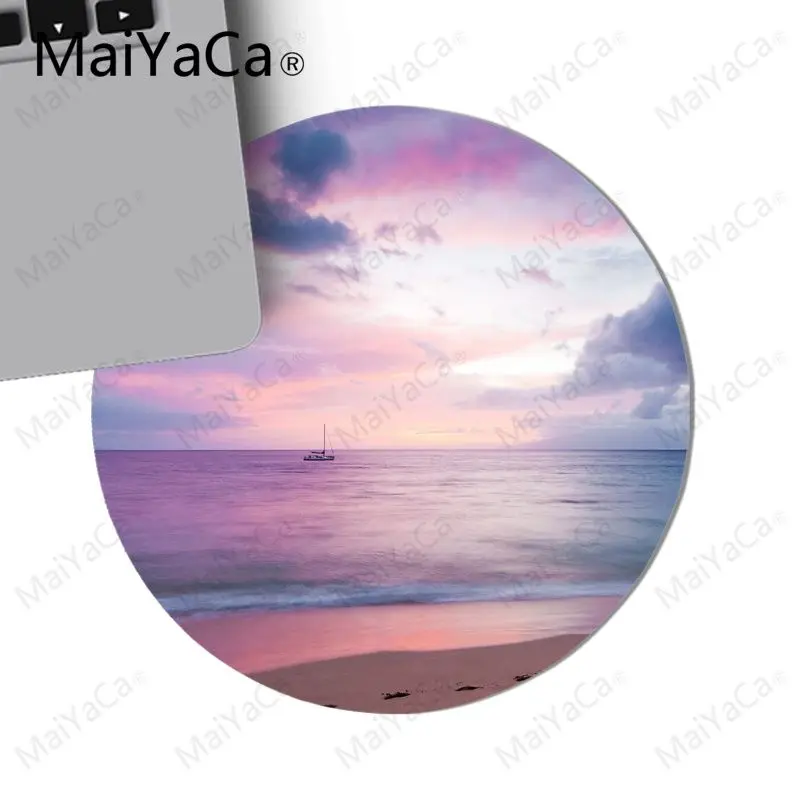 MaiYaCa розовый Серия Love Pig Beach Waterdrop высокоскоростной новый круглый коврик для мыши