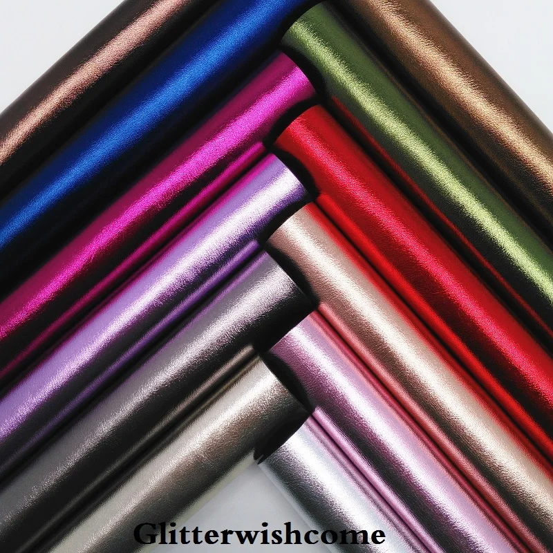 Ткань Glitterwishcome 21x29 см Размер A4 винил для бантов ткань из металлической кожи листы