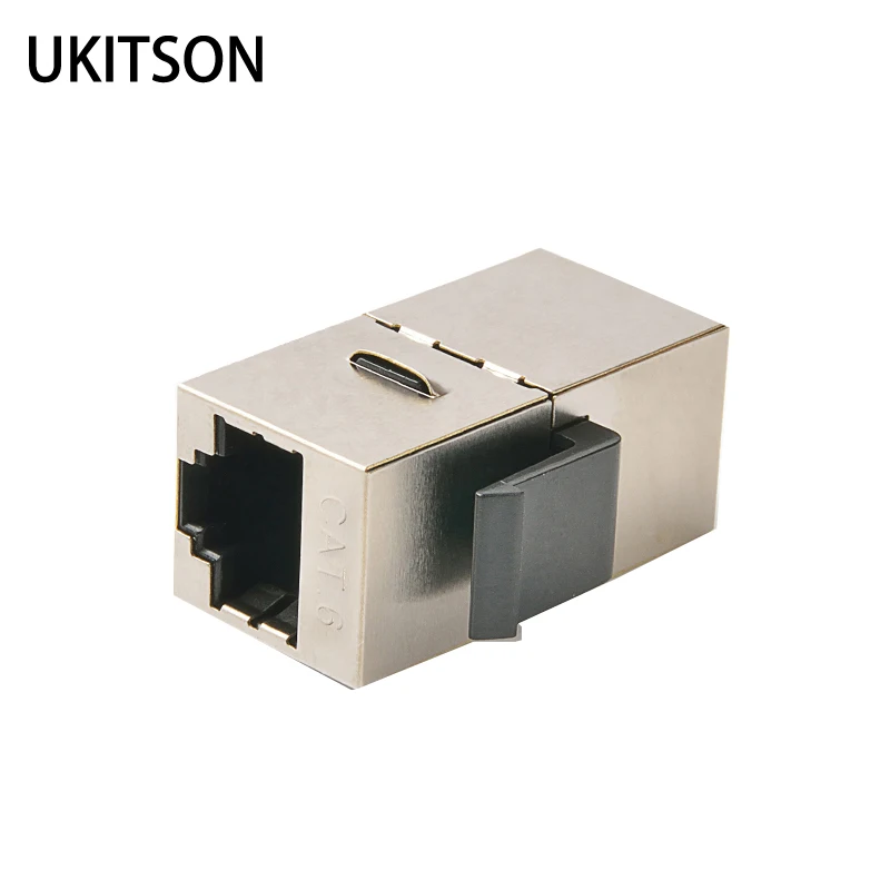 

Silver Plated Shield CAT6 RJ45 Extender Keystone LAN Female To Female Network Jack Modules