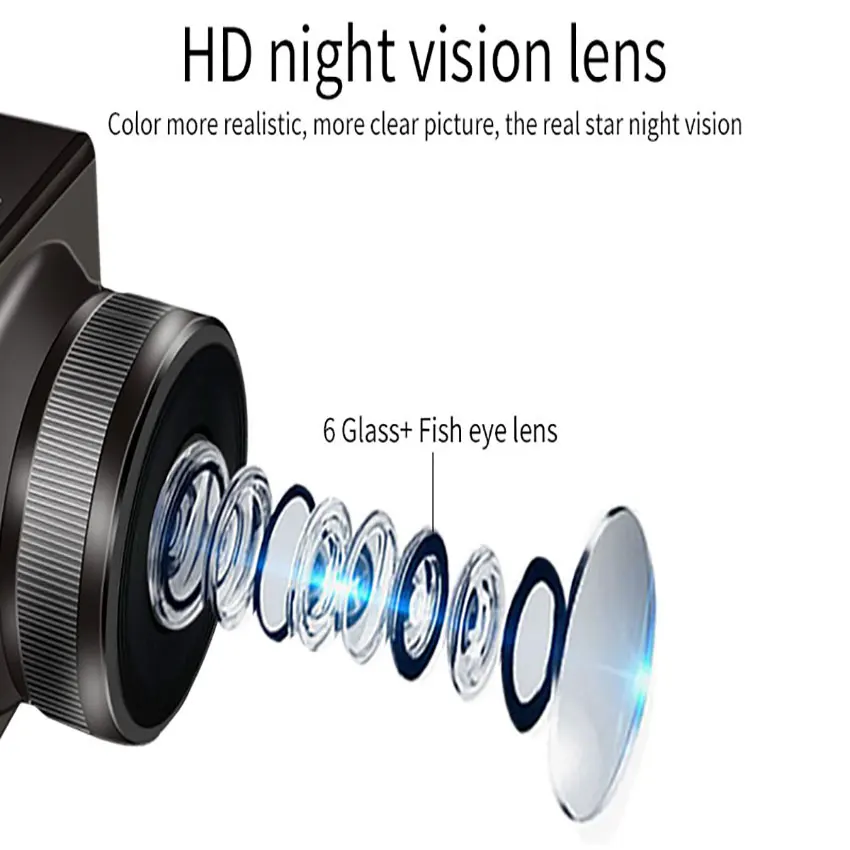 Видеорегистратор Full HID 1080 P " экран 170 градусов DVR Автомобильный видеорегистратор с ночным видением g-сенсор циклическая запись Dashcam