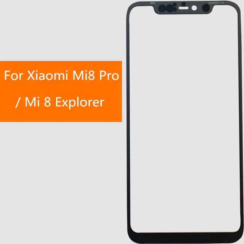 Mi8 Pro Сенсорный экран для Xiaomi Mi 8 Pro/Mi8 Explorer Передняя стеклянная крышка ЖК дисплей