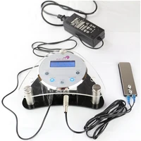 tattoo power supply digital lcd permanent makeup machine power supply with free foot pedal clip cord power cable