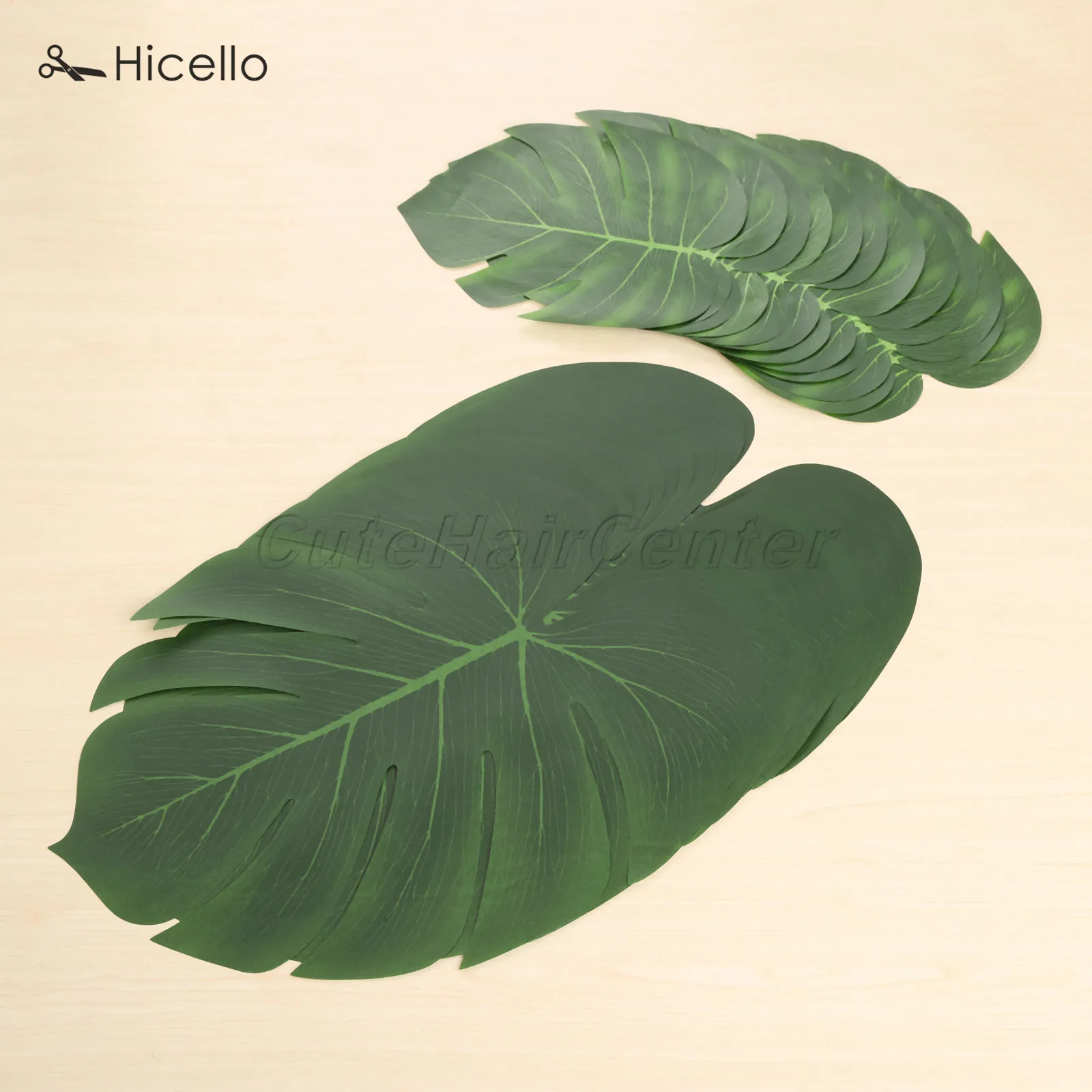 24 шт. украшения для вечеринки листья тропические искусственные имитация