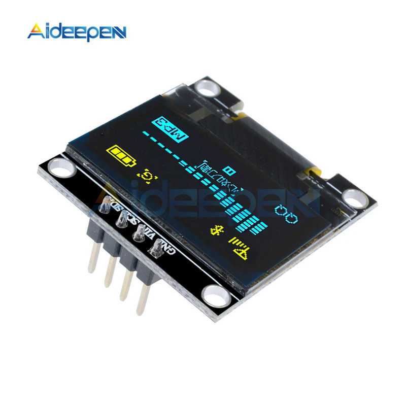 0,96 дюймовый IIC igc серийный OLED дисплей модуль 128X64 igc SSD1306 ультра низкая мощность плата с ЖК-экраном GND VCC SCL SDA для Arduino DIY