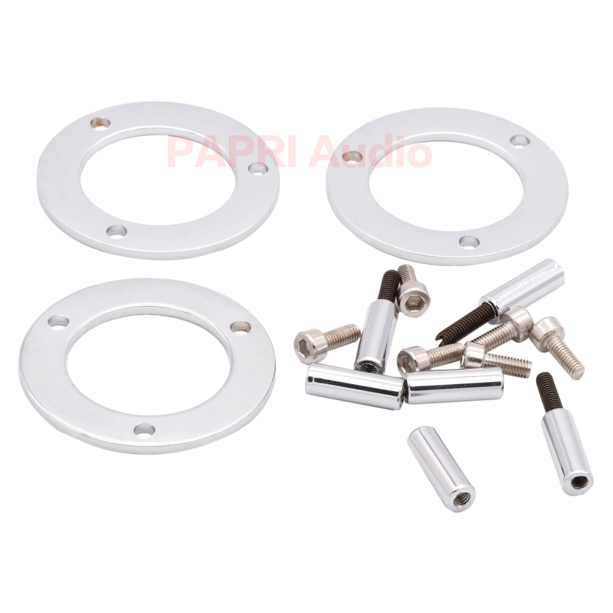 

PAPRI Gold Rhodium Plated Brass Vacuum Tube Guard Protector Cover For 12AU7 12AX7 6N3 6N6 HIFI Vintage Audio Amplifier DIY