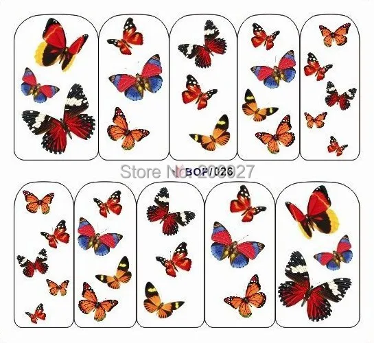 2PCS BOP026 Cartoon Nail Art Water Decal Transfer Sticker | Красота и здоровье