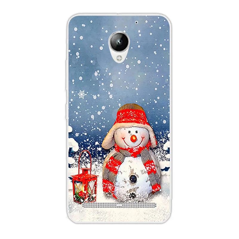23 Для lenovo Vibe C2 K10A40 чехол рождественский сезон из силикона и ТПУ с 5,0 дюймов для lenovo C2 чехол для телефона силиконовый защитный чехол для телефона с изображением из Bacl защитные чехлы - Цвет: 23