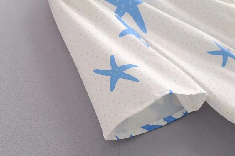 2018 для женщин в винтажном стиле с v-образным вырезом коротким рукавом Печать на