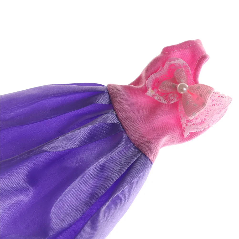 

1set Handmade Fashion Outfit Daily Casual Beautiful Outfit Clothes Fashion Party Dress For Dolls Girl's Gift Toys