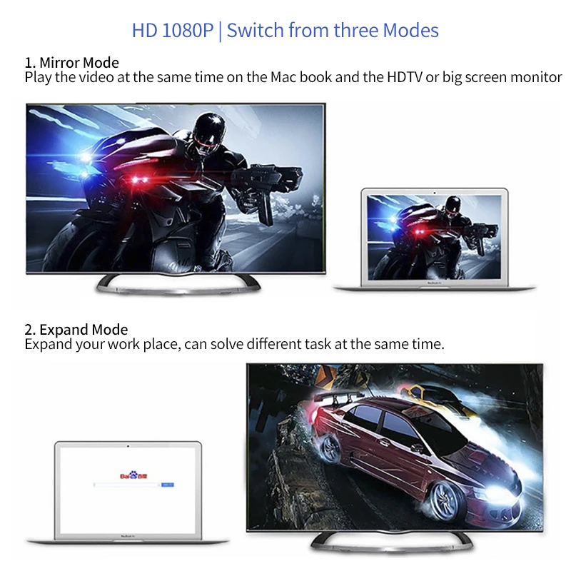 USB к HDMI конвертер видео адаптер внешней видеокарты Монитор Проектор для Windows