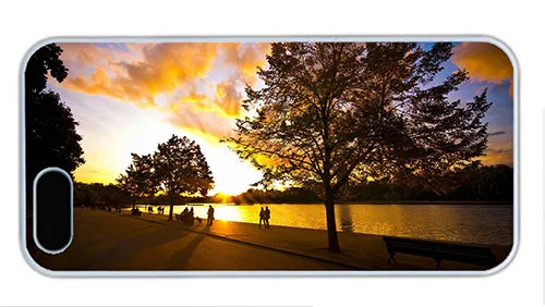 Free Shipping Hipster for iPhone 5 sale cover sunset river walk 5/5S|hipster style|hipster handbagshipster tee |