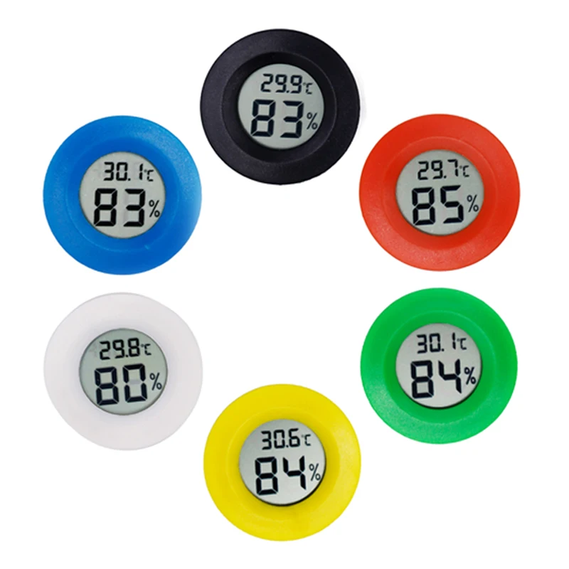 10 шт./лот Мини ЖК Цифровой термометр гигрометр холодильник морозильник Тестер