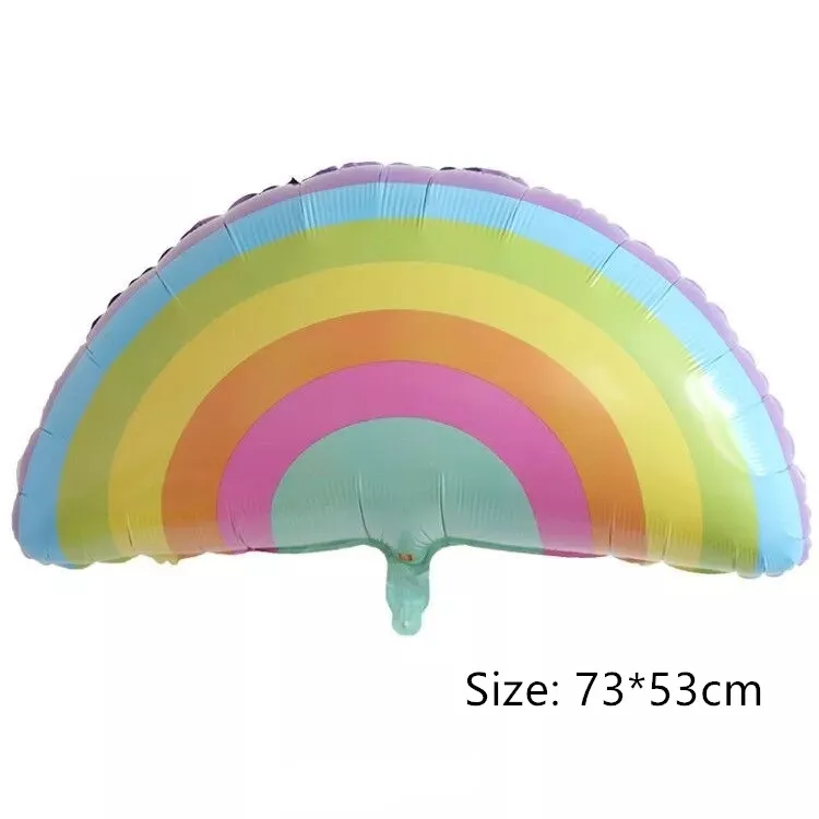 Rainbow Большие Желтые Подсолнухи пчела солнце фольгированные Алюминиевые шарики для свадебной вечеринки Украшенные шары на день рождения Дети животные - Цвет: Rainbow