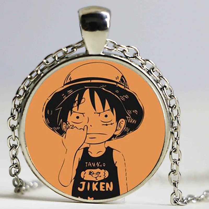 Горячая Цепочки и ожерелья ONE PIECE MONKEY D Луффи Череп Кулон пиратский флаг