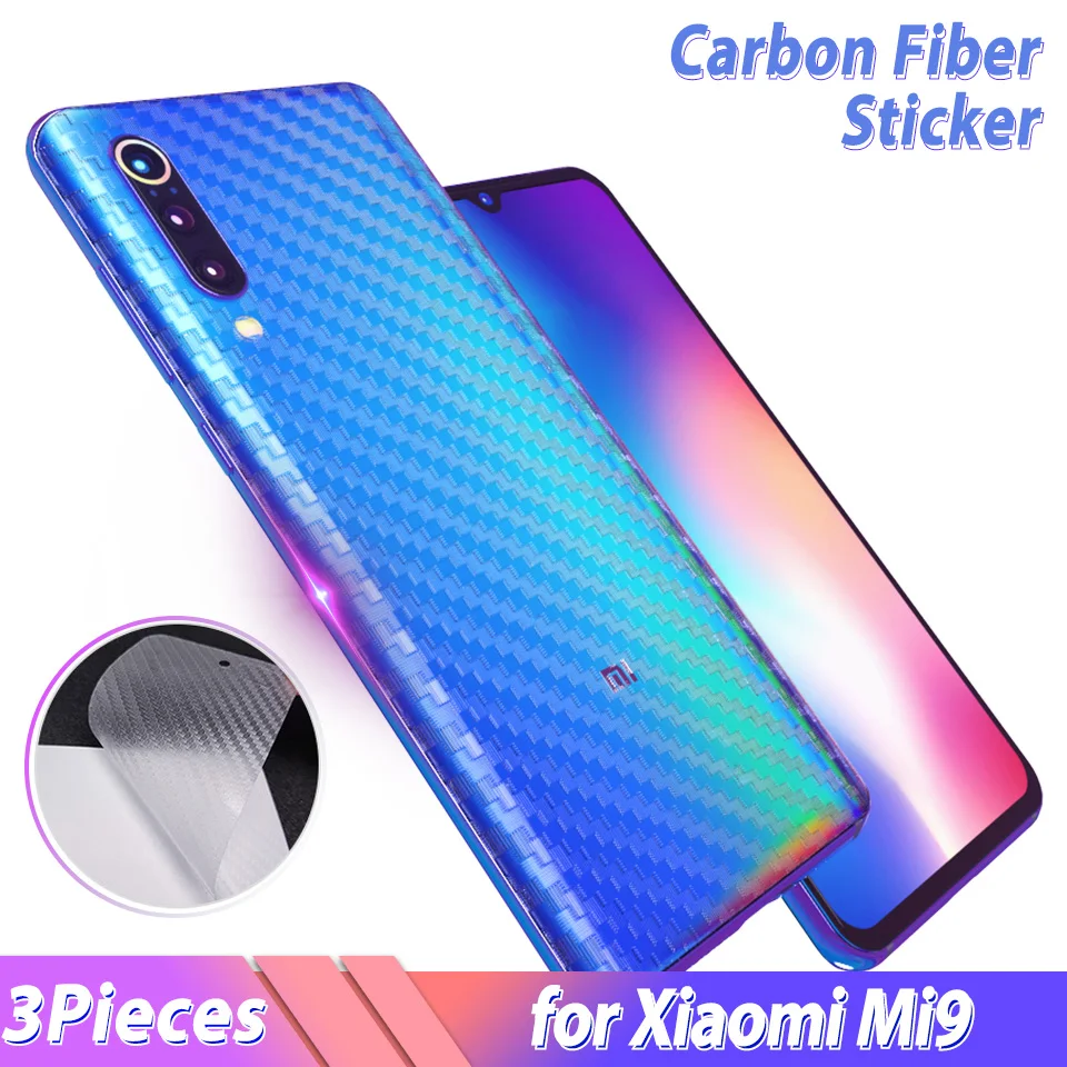 Углеволокно для Xiaomi mi 9 SE Red Note 7 пленка мягкая задняя наклейка с защитой экрана