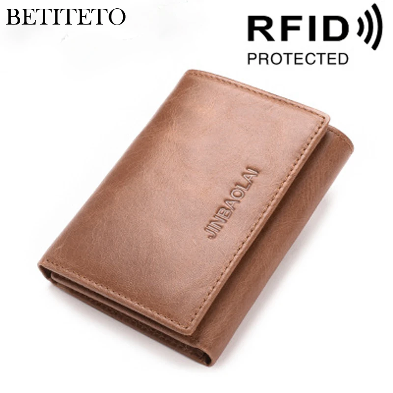 

Мужской кошелек Betiteto, из натуральной кожи, с отделением для монет