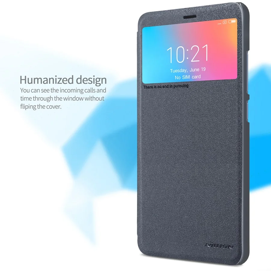 Чехол для телефона Nillkin для Xiaomi Redmi 6A Чехлы блестящие флип ПК кожаный чехол для телефона Redmi 6A ультра тонкий полная защита Capinha