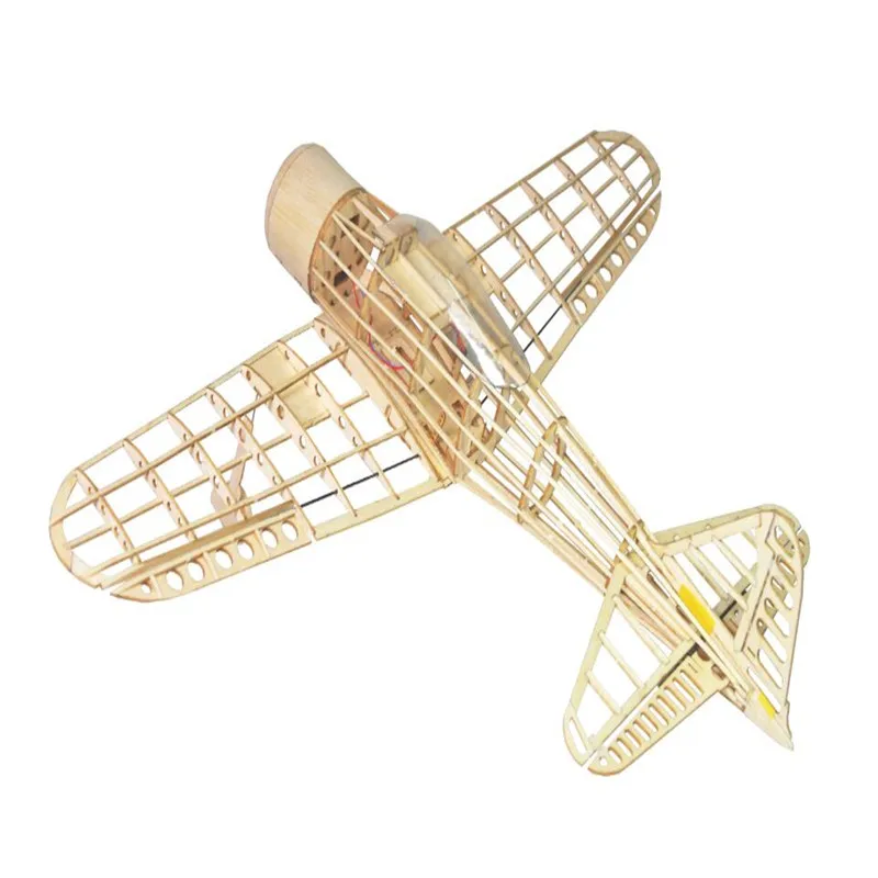 Мини-истребитель Зеро 435 мм размах крыльев Balsa Wood Laser Cut RC Airplane KIT | Игрушки и хобби