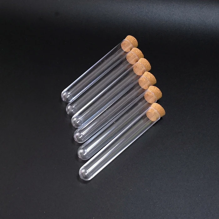 

Free shipping 600pcs/pack 15x100mm Plastic Test Tube With Cork Stopper,Clear Wedding Tube,Grade Cork
