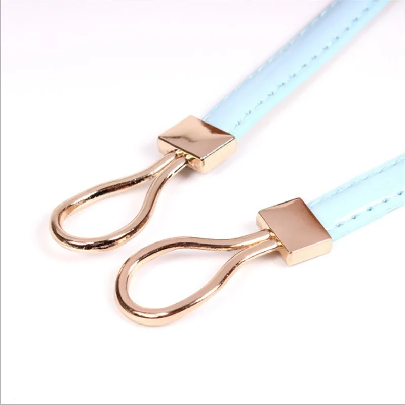 wholesale Womens Ladies Gold buckle Belt Stretchy Girls Waist Metal Buckle Fashion New belt for dress 10 pcs