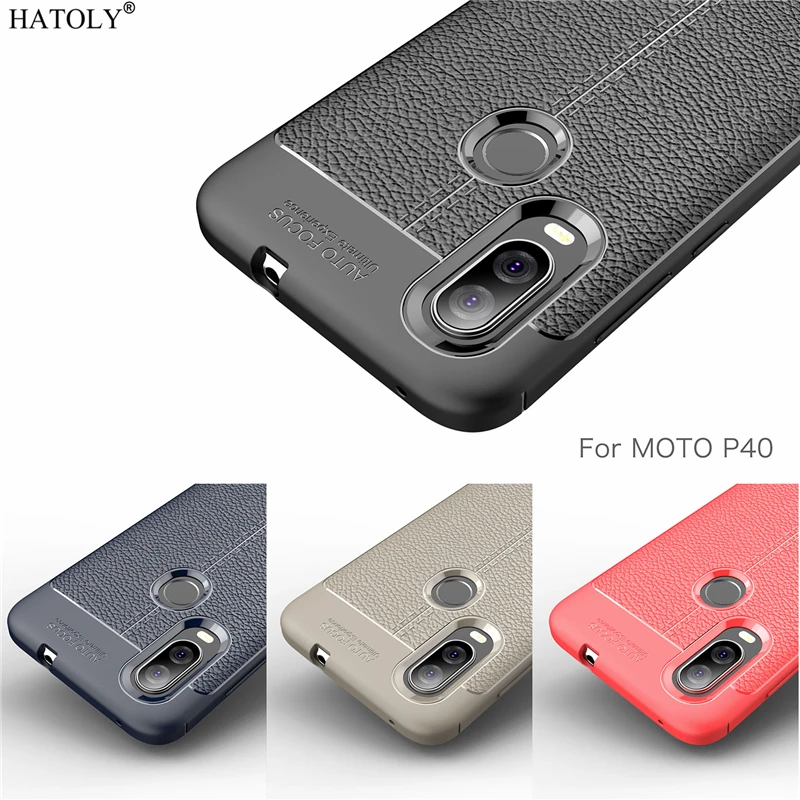 

Case For Motorola Moto One Vision Pattern PU Leather Dirty Resistant Soft TPU Silicone Back Cover Case For Moto One Vision/P40