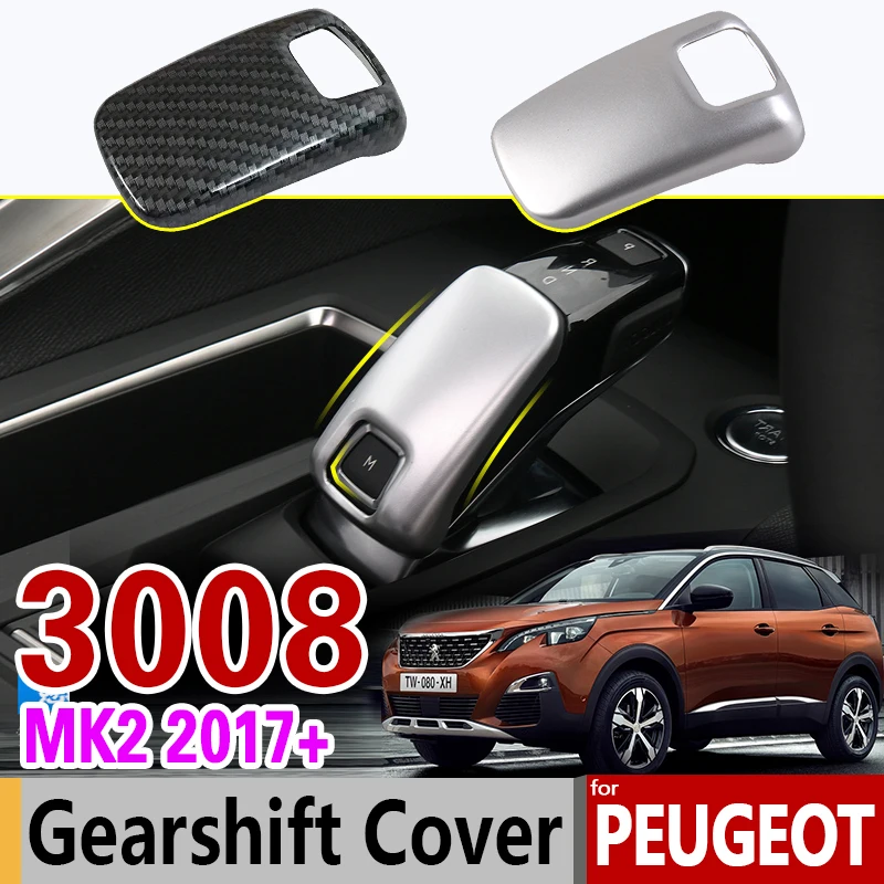 Роскошная хромированная крышка переключения передач для peugeot 3008 II 2017 2018 2019 MK2 2nd Gen