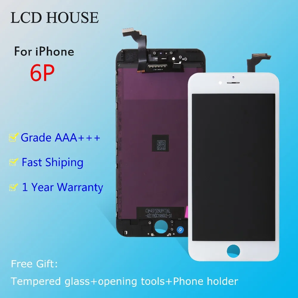 Класс AAA + для iPhone 6 6S 6Plus ЖК-дисплей с 3D сенсорным экраном предварительно собранный