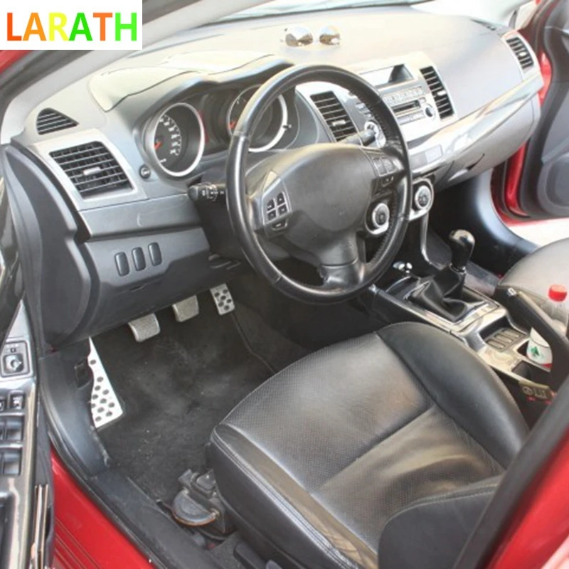 Для Mitsubishi Lancer 2010 2011 2012 LHD панель рулевого колеса из углеродного волокна отделка