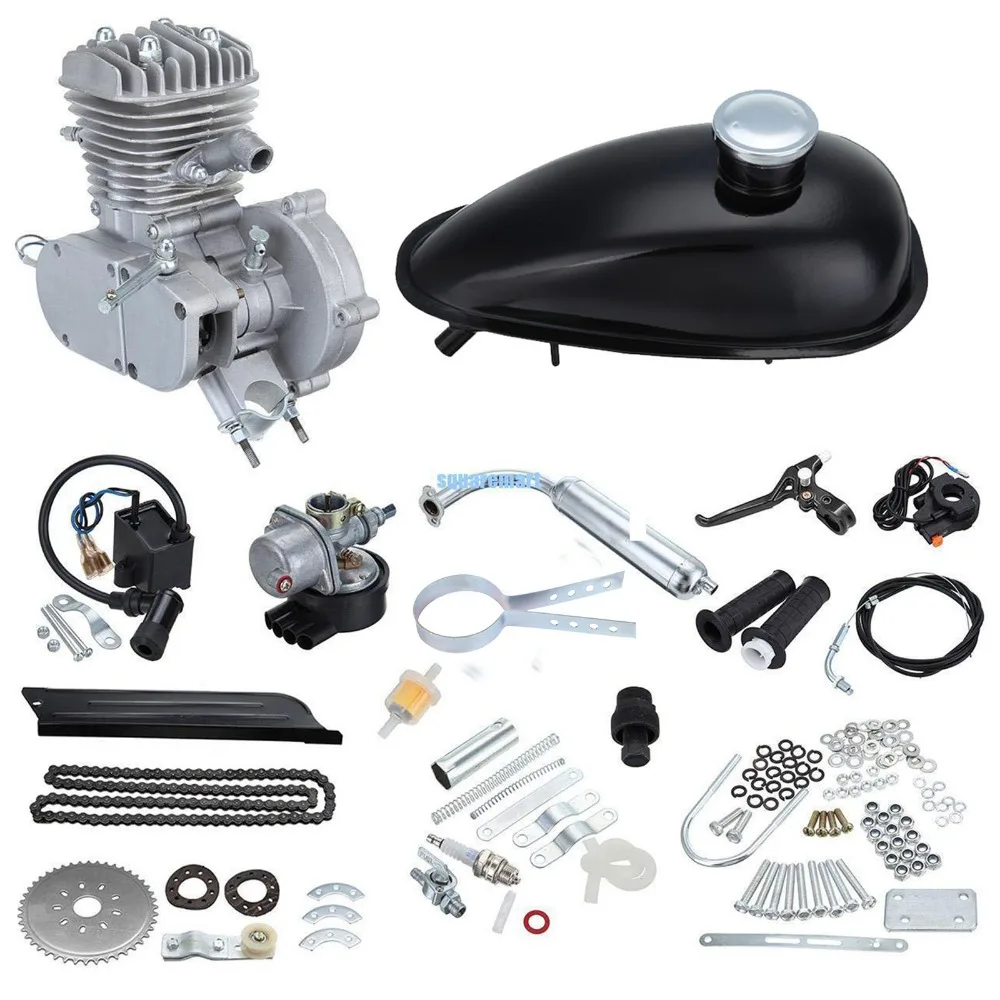 (Доставка из Audi) 50cc 26 &quot28&quot велосипед 2 тактный моторизованный газ|kit engine|gas bike