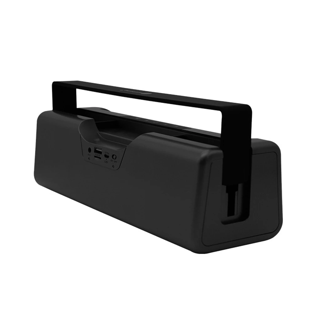 Bluetooth динамик с ЖК дисплеем поддержка TF USB Aux линия в громкой связи вызов FM Радио