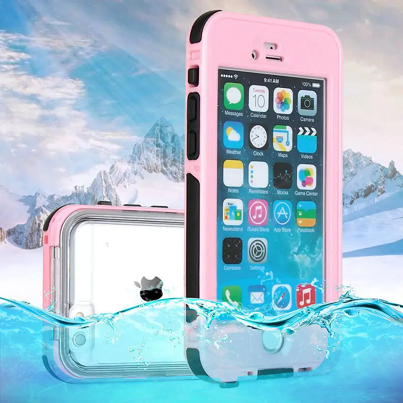 Водонепроницаемый snowproof противоударный призма защитный полный Чехол для iPhone 6 6S 7