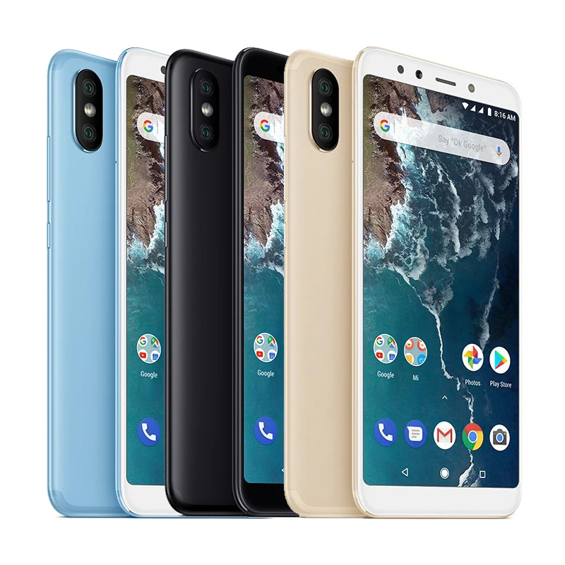 В наличии глобальная версия Xiaomi Mi A2 4 Гб 64 Смартфон AI двойная камера 20 МП Snapdragon 660