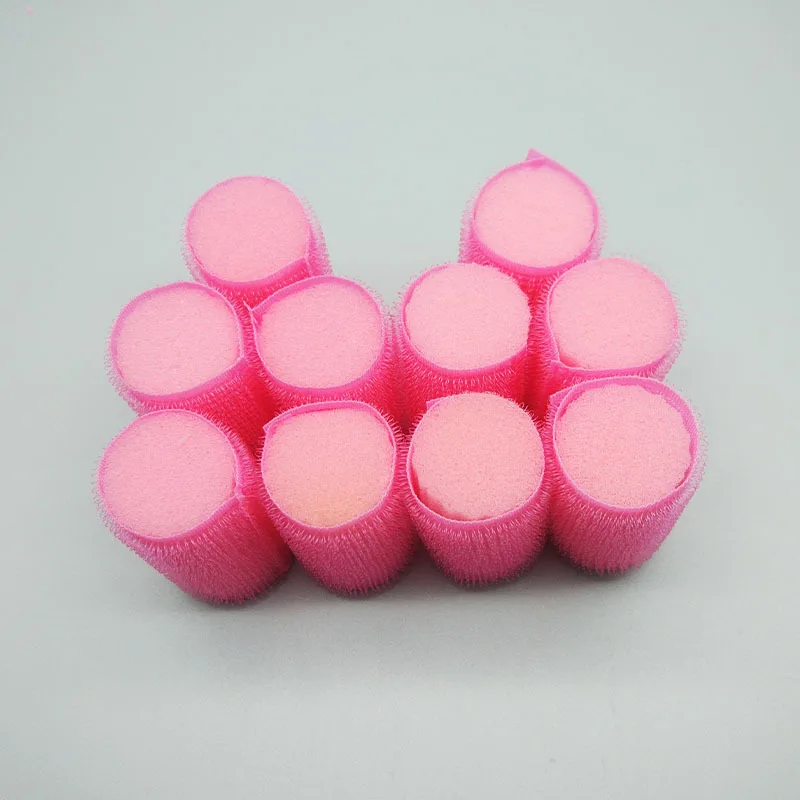 10 шт./компл. мягкие ролики для волос в салоне бигуди самоклеющиеся большие волны