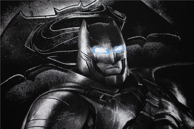 2017 Май Поэзия летом мужской Короткий Рукав Хлопок бэтмен против супермена