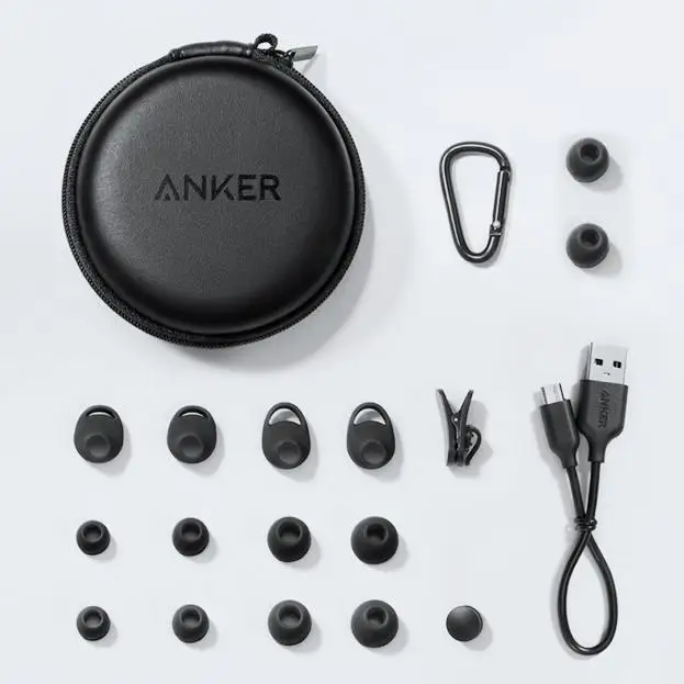 Anker SoundBuds Curve Беспроводной наушники Bluetooth 4,1 спортивные наушники с 12,5 H IPX5 Водонепроницаемый тренировки гарнитура сумочкой